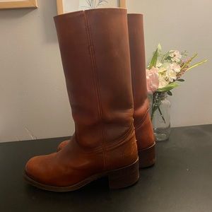 Frye brown leather boots